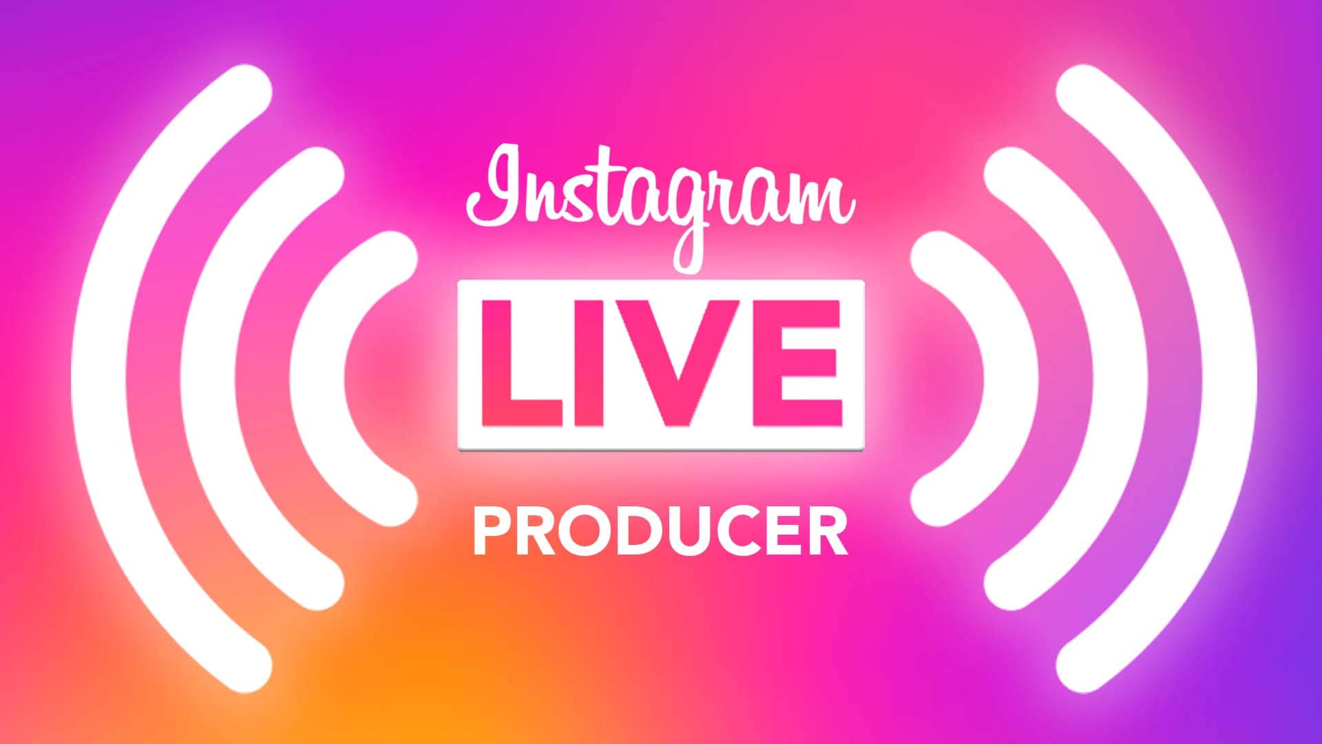 Instagram Live-Produzent